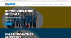 Desktop Screenshot of curatenie-generala.com