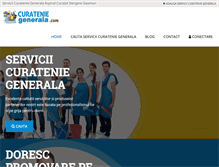 Tablet Screenshot of curatenie-generala.com